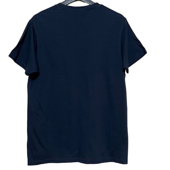 NWT Men's Billabong Logo Navy Blue T shirt 100% cotton Med - Picture 2 of 3